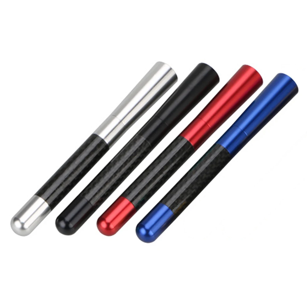 1 SZTUK Aluminiowy maszt antenowy z włókna węglowego do BMW do Ford Focus do Citroen do Toyota do Dodge Antena samochodowa Stylizacja samochodu — zdjęcie 3