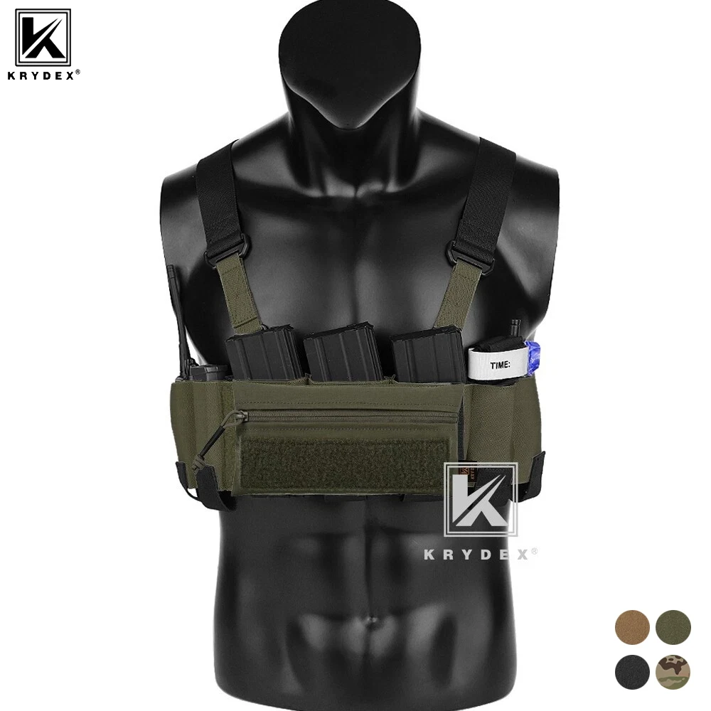 krydex-tactical-chest-vest-rig-bag-concealed-rig-elastic-cummerbund-x-harness-sticky-gp-candy-pouch-outdoor-camping-gear
