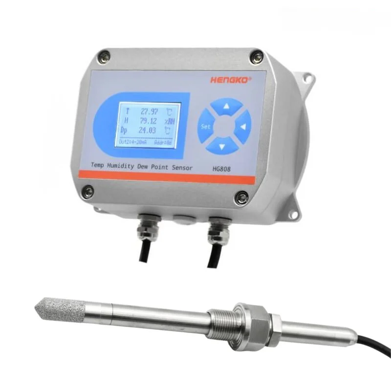 

HG808W3 High temperature and humidity dew point display transmitter rs485 0-5V 0-10V 4-20mA for pharmaceutical clean rooms