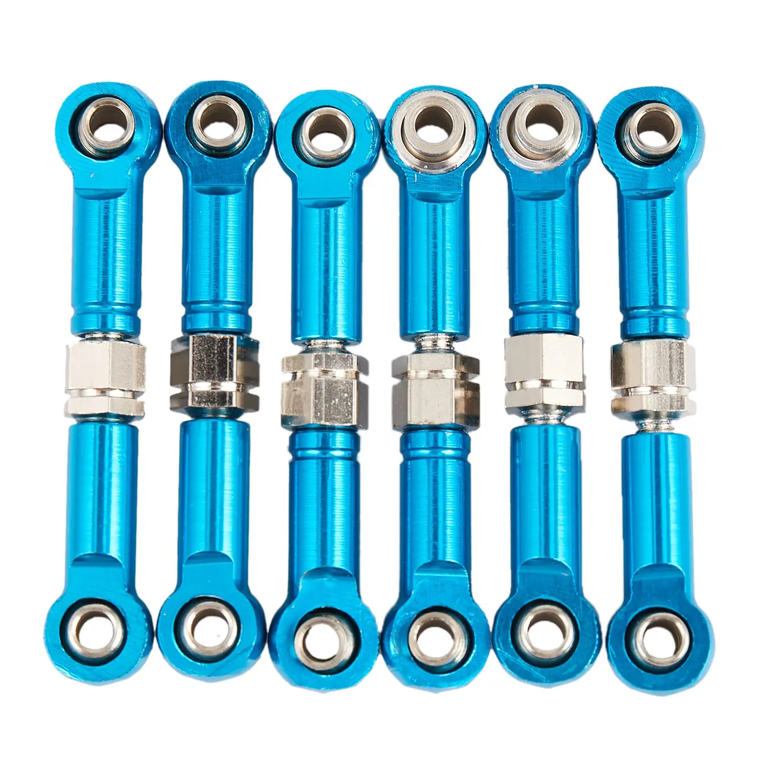 

6Pcs Adjustable for A949 A959 A969 A979 K929 Upgrade Parts Metal Linkages Pull Rod Servo Link A959-03