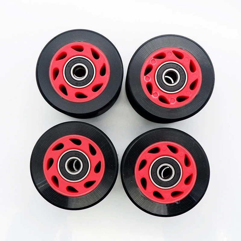 Top Deals 8Pack 95A 58Mmx39mm,Indoor Quad Roller Skate Wheels,PU Wear-Resistant Wheels Double-Row Roller Skates Accessories