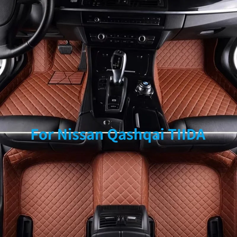 Custom Floor Mats For Nissan Qashqai 2020-2023 2016-2019 TIIDA 2011-2015 2016-2023 Full Coverage Floor Mats Luxury Floor Liners