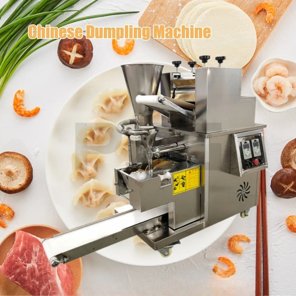 Commercial Gyoza Machine Automatic Chinese Dumpling Small Empanada Samosa Pastry Making Machine With 6000~12000pcs/h Capacity