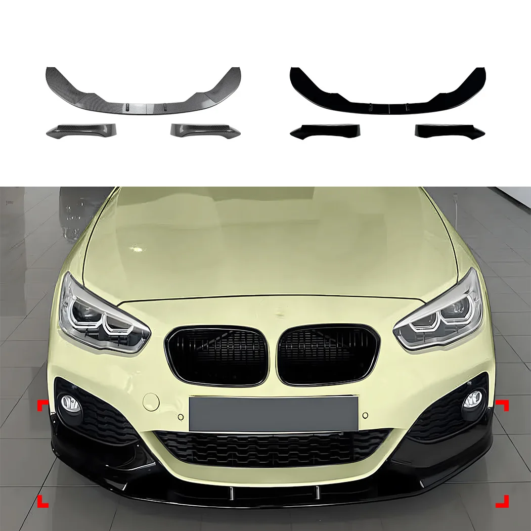 

For BMW 1 Series F20 F21 LCI M Sport 2015-2019 MP Front Lip Front Scoop Corner Modified Front Diffuser