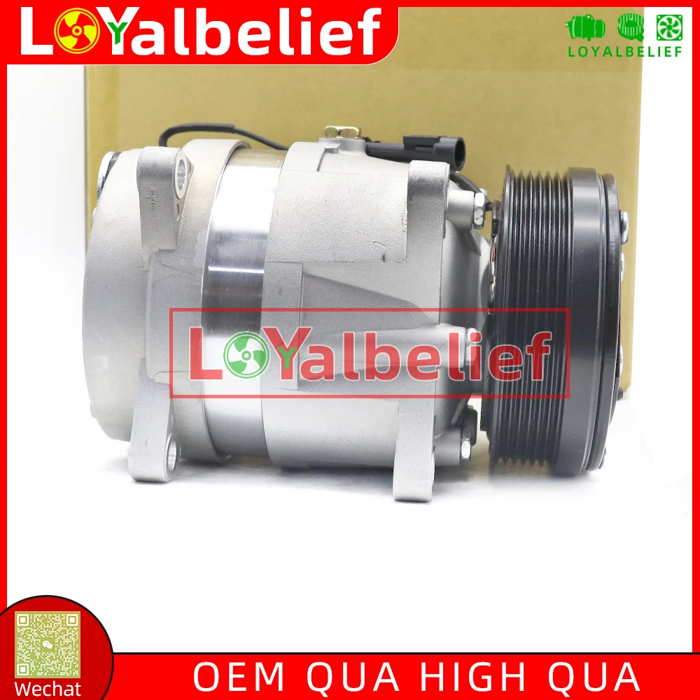 V5 AC Compressor with Clutch For Ferrari F550 F575 F612 456 550 575 612 170594 204539 164547 15144 6580332 6 Grooves 12V