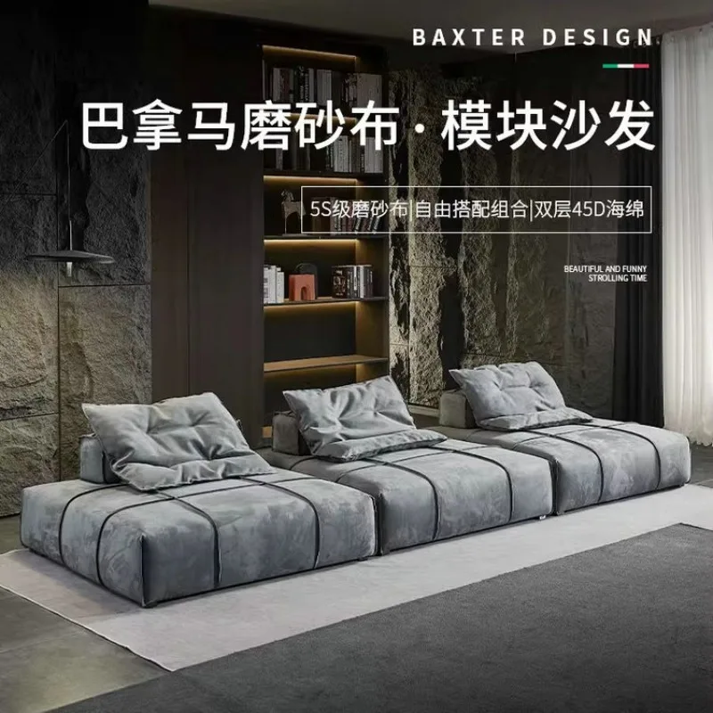 Tofu-Block-Kombination, quadratisches Modulsofa, italienisches, minimalistisches, kreatives Sofa, Modulsofa