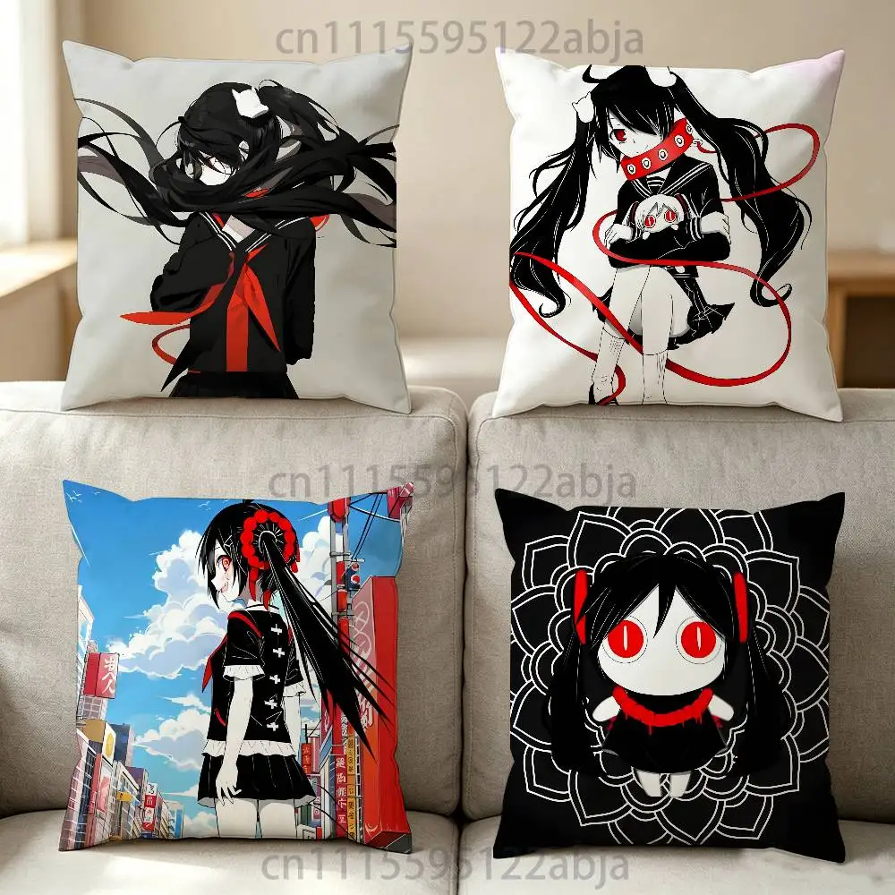 P-PinocchioP Throw Pillow Case 40x40cm Decoration DIY Square Chair Pillowcase Pad Cover