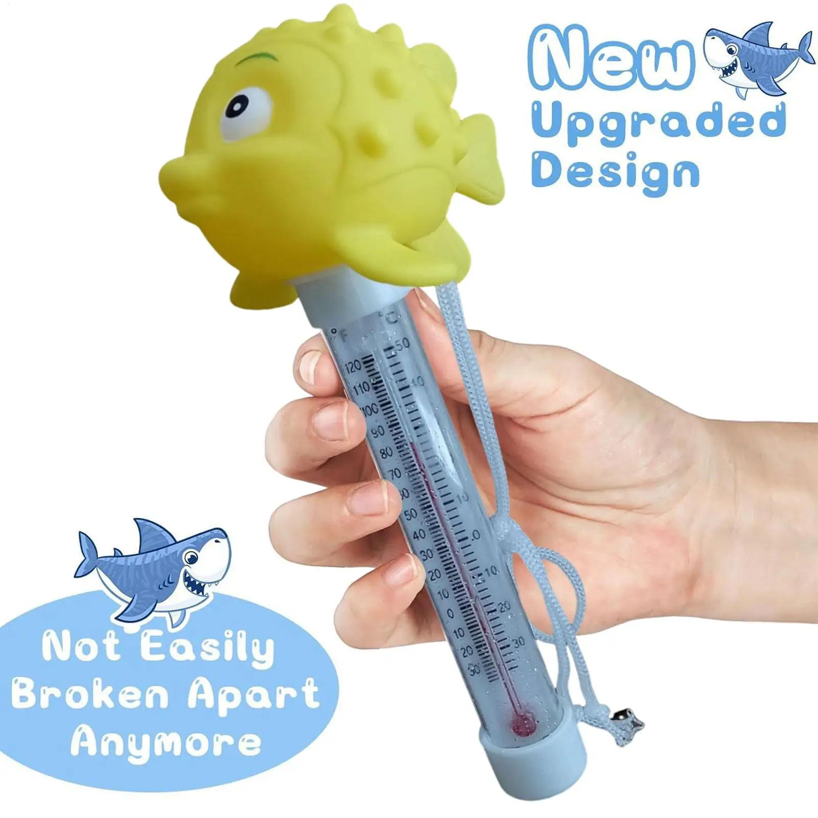 

Pool Temp Gauge Cartoon Temperature Meter Pool Floating Easy Read Temp Gauge for Cold Plunge Hot Tub Ice Bath SPA Aquarium Pond