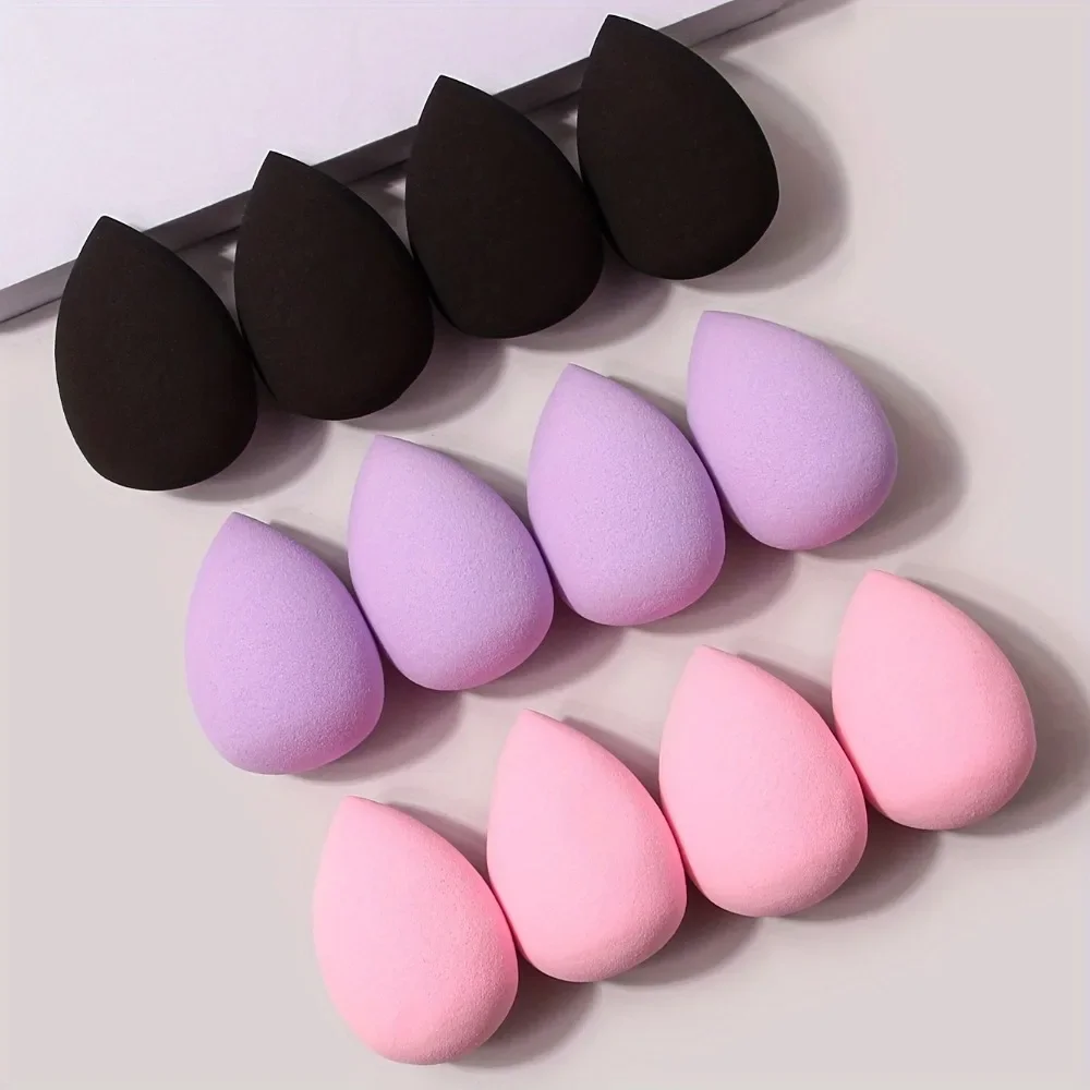 12 Stuks Multicolor Make-Up Spons Blender Schoonheid Ei Cosmetische Puff Zachte Foundation Sponzen Poeder Puffs Vrouwen Make-Up Accessoires