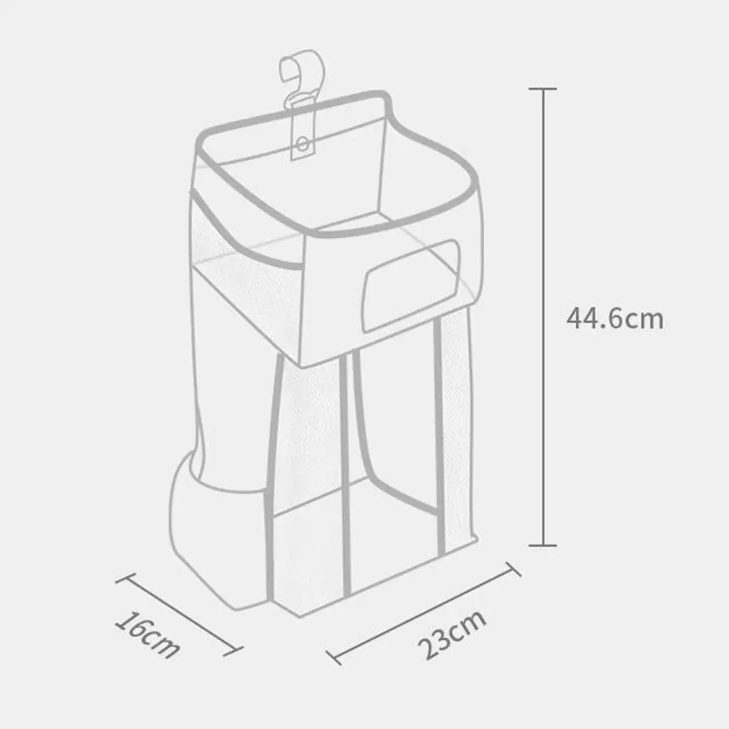 PP 지지판용 아기 요람 걸이용 가방 랙 Inafnt 침대 옆