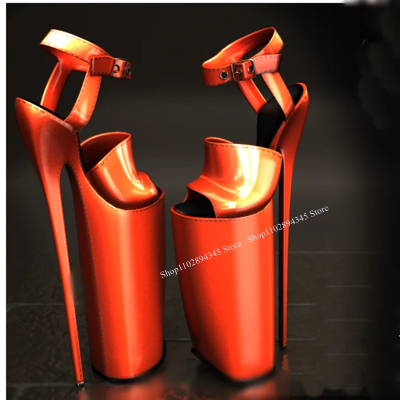 Black Matte Buckle Platform Sandals Thin High Heel Peep Toe Cool Fashion Sexy Novel Western Summer Woman Shoes Zapatillas Mujer
