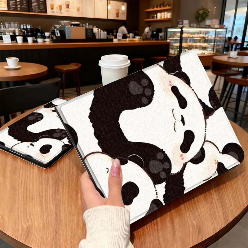 Panda Fox Kitten Cartoon For Samsung Galaxy Tab A A7 A8 A9 A11 S6 S11 10.1 10.4 10.5 Inch Lite Plus Cover Tablet Case