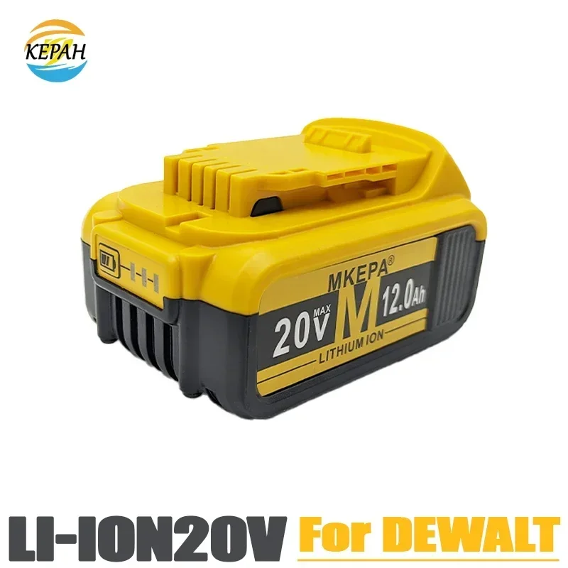 

New 100% Original 12000mAh 20V for Dewalt Power Tool Battery DCB206 20V 12.0Ah Battery DCB206 20V Battery DCB205 DCB204-2