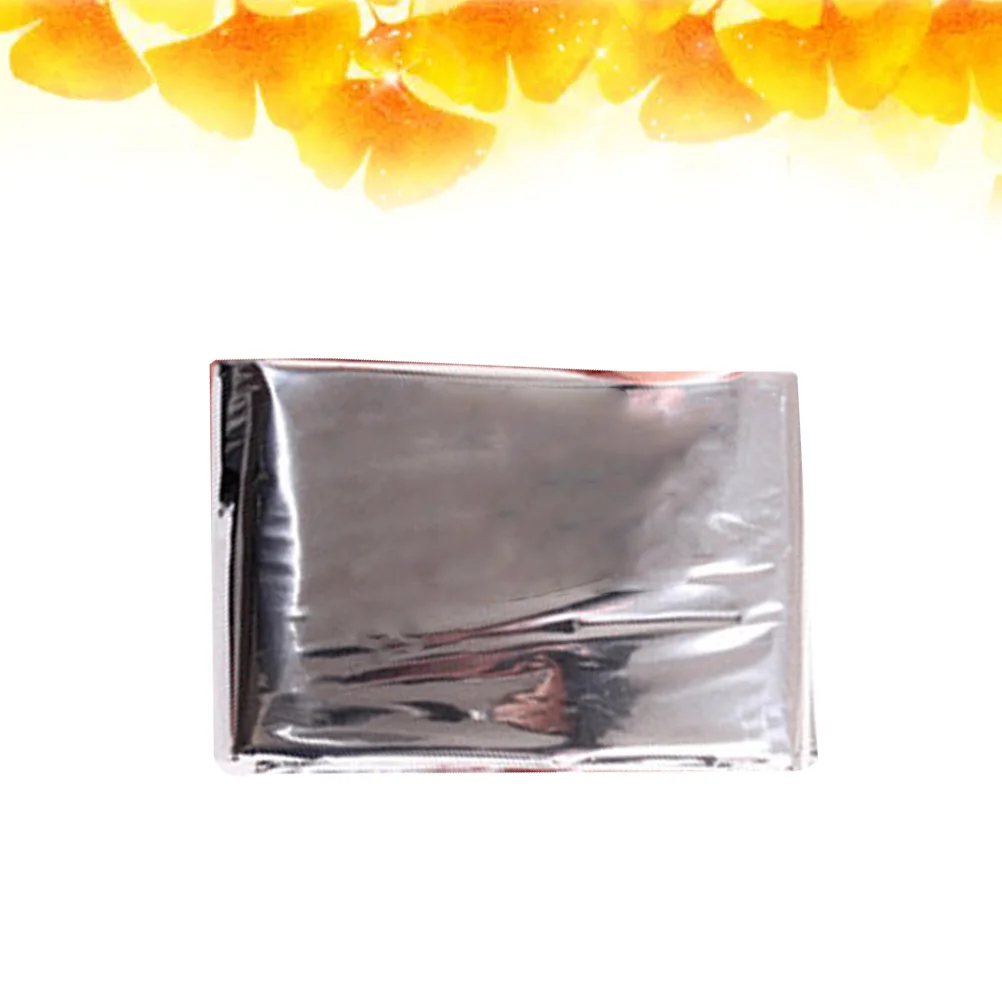 

Outdoor Hiking Climbing Emergency Survival Sleeping Blanket Reflective Blanket (Silver)