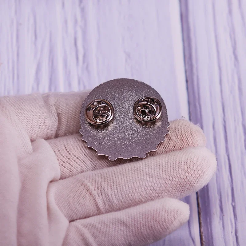 His Voice Was Like Snow At Midnight Enamel Pin Castle Moon Brooch Magical Fantasy Badge Fashion Jewelry Decor