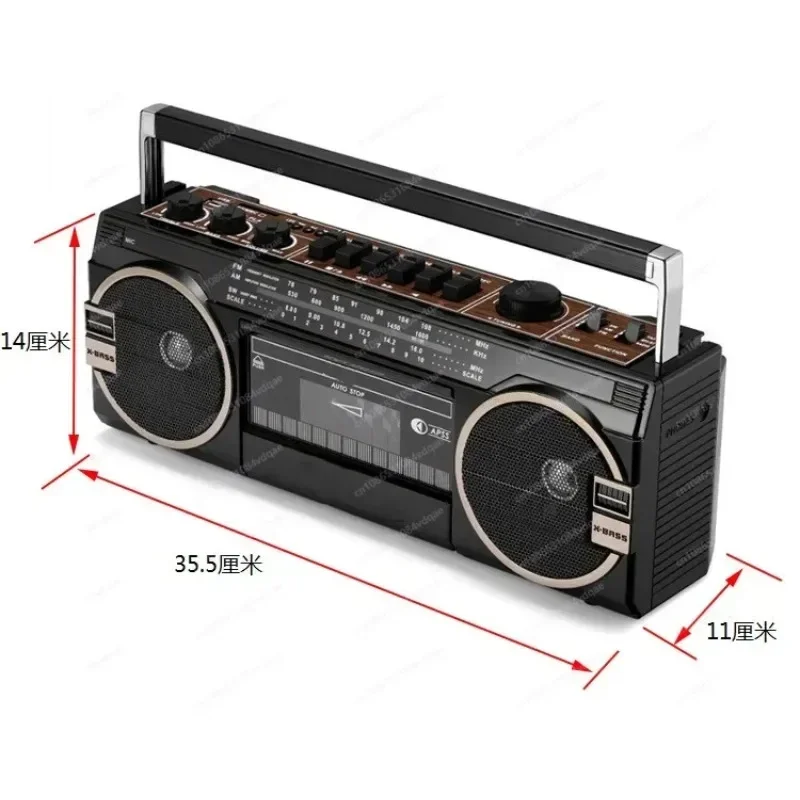 High‑Performance Cassette Recorder Player Bluetooth Audio Speaker AM FM SW Radio Retro Walkman Music Device