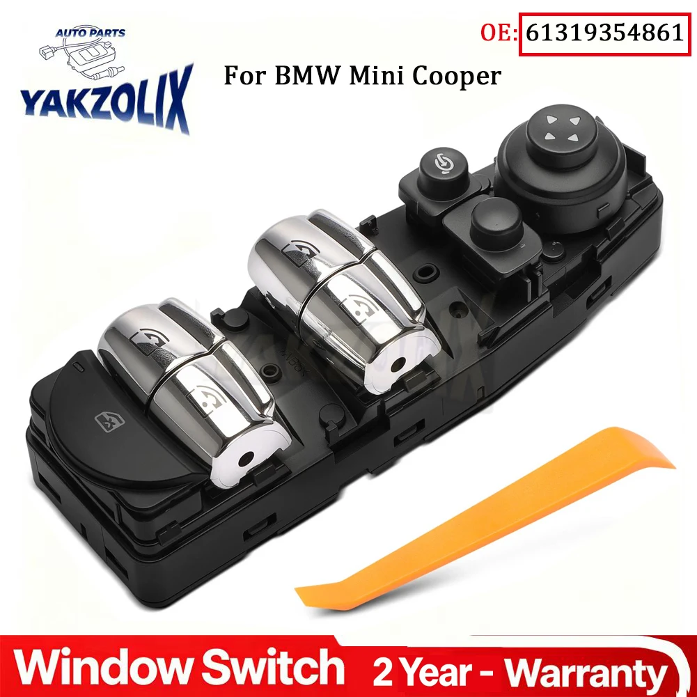 For BMW Mini Cooper Clubman 2016 - 2024 Front Left Driver Side Car Power Window Control Switch Glass Lifter Button 61319354861