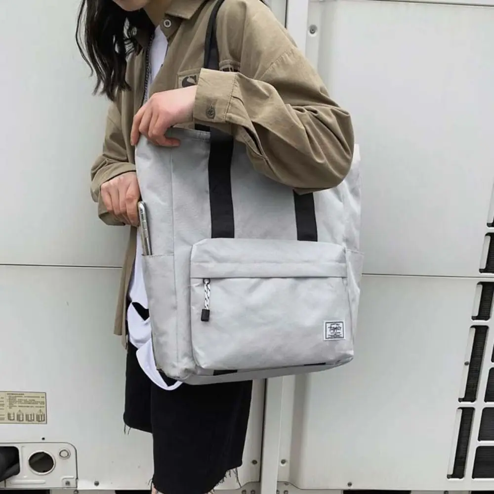 

Waterproof Men Shoulder Bag Big Capacity Oxford Cloth Women Tote Bag Commuting Casual Bag Women's Handbags Schoolbag