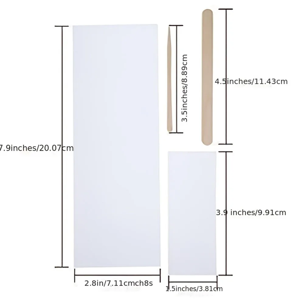 Vliife Wax Strip Hair Removal Non-woven Wax Strip Wax Paper Suitable For Facial Eyebrows Facial Legs Body Bikini Waxing