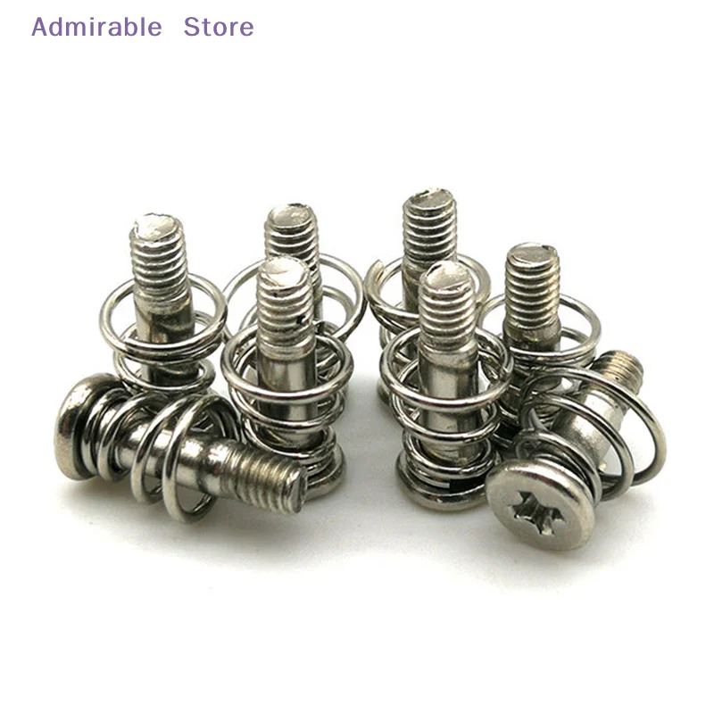 w10pcs Nickel Plated GPU Graphics Card Plate Heatsink Screws Spring Screws Parts