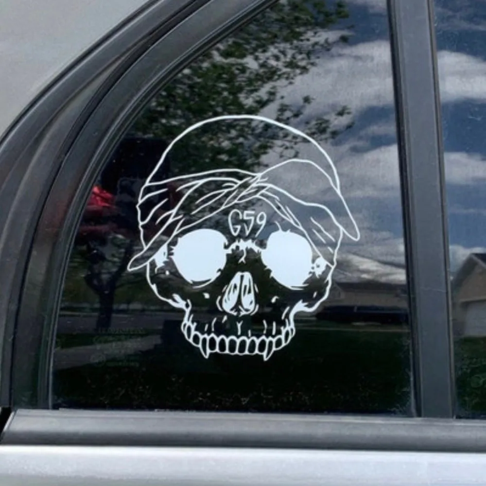 1PC Suicideboys G59 Skull Car Stickers Waterproof for Auto Trunk Windshield Windows Vehicles Accessories Durable Vinyl Decals