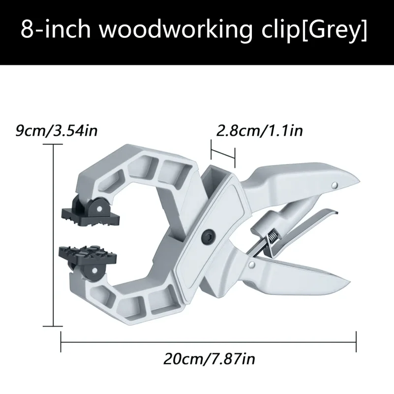8inch Woodworking Clamp Carpentry Clip Quick Ratchets Carpenter Tool Wood Fixing Tools Enduring Heavy Duty Jaw Opening Clamps