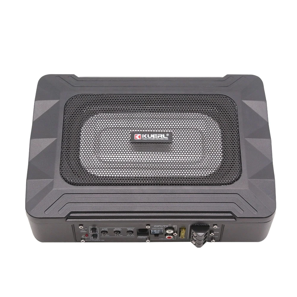 Wholesale 12V High Power Car Subwoofer Active Ultra-thin 5*8 Inch Subwoofer Mini Under Seat Car Subwoofer