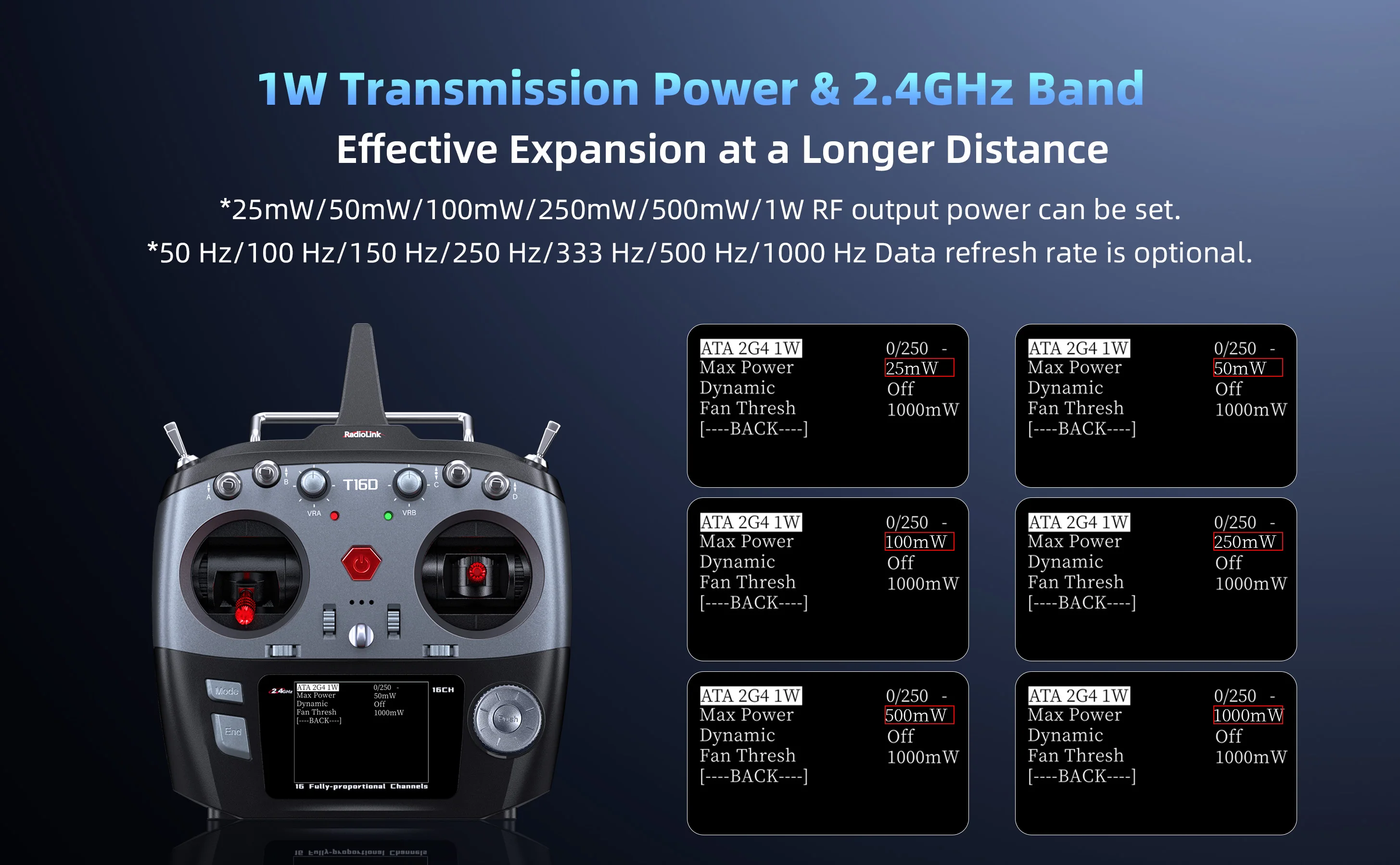Radiolink ATA ELRS 2,4 GHz Nano-Außenmodul 1 W FPV-Drohne für Sender T16D/T12D/Futaba/Radiomaster/Hallo-Radio/Jumper – Detail 3