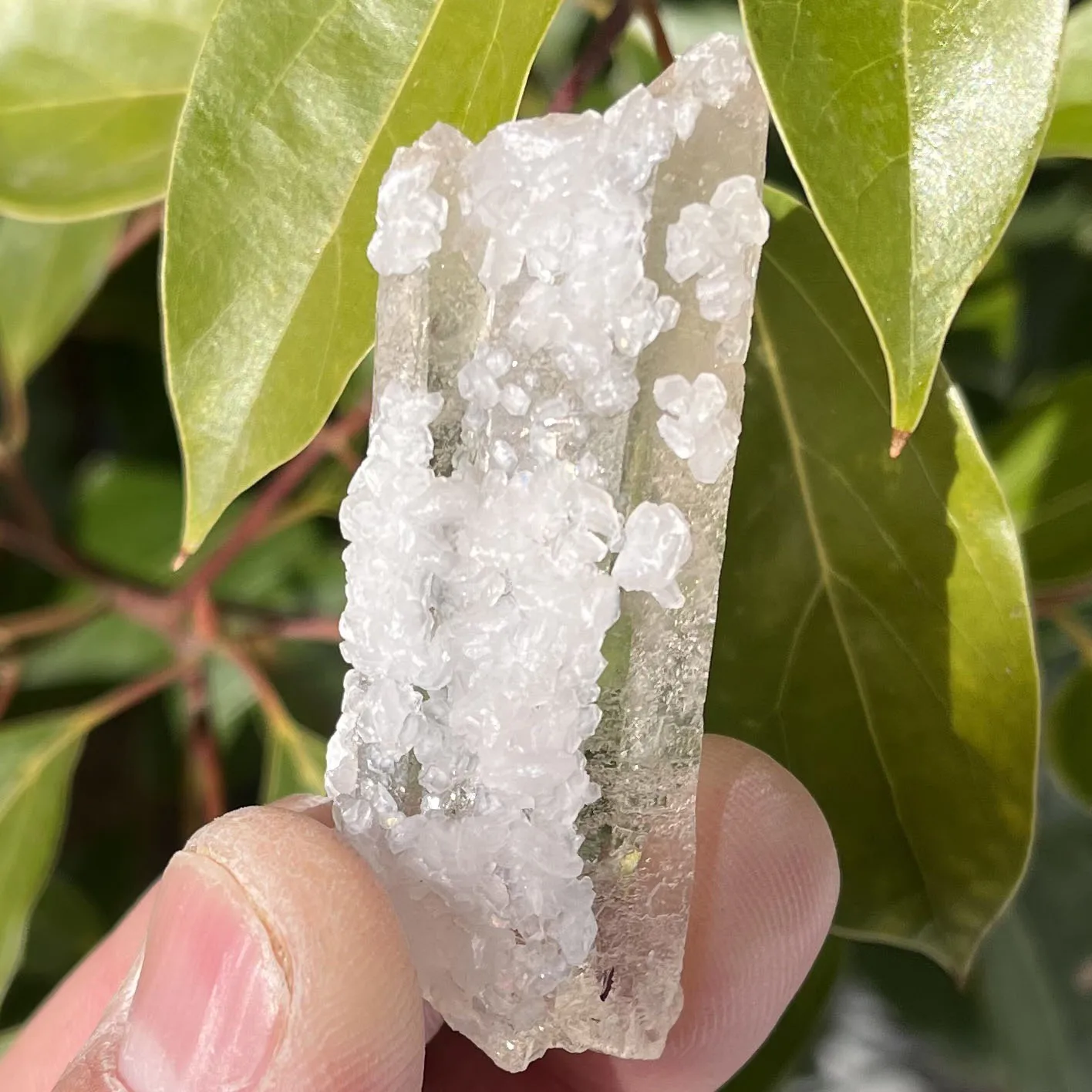 Natural twin crystal pillars and calcite symbiotic crystal cluster specimens Feng Shui energy healing stone