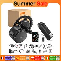 BAFANG 36V 250W Mid Motor Drive Conversion kit With 17.4Ah 25Ah Li-ion Battery Eletrical Bike Ebike Motor Kit For City Commute