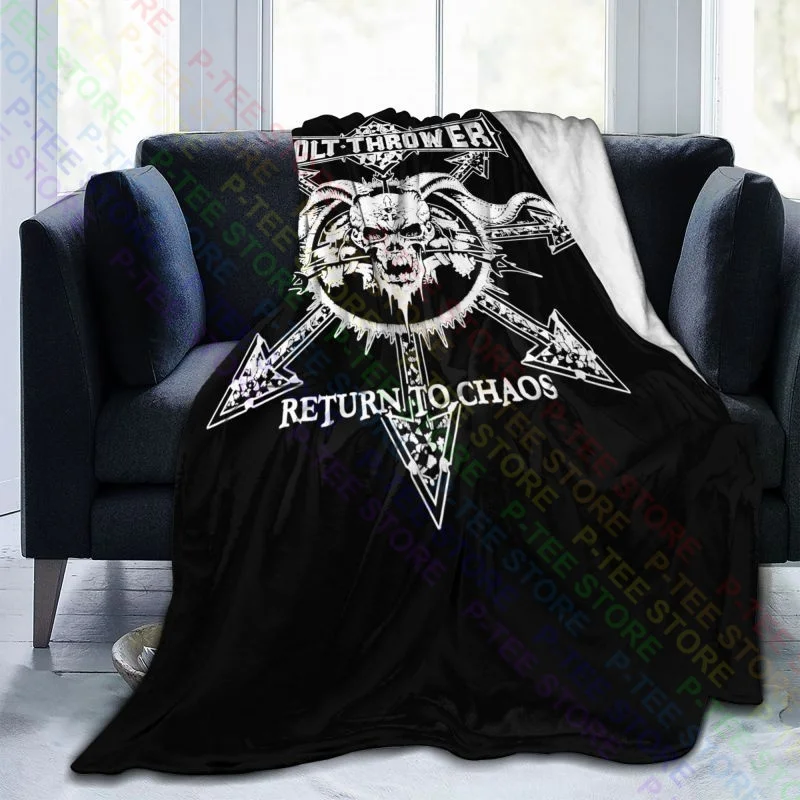 Bolt Thrower Overtures Of War Europe 2014 M Original Obituary Blanket Shaggy All Season Machine Washable