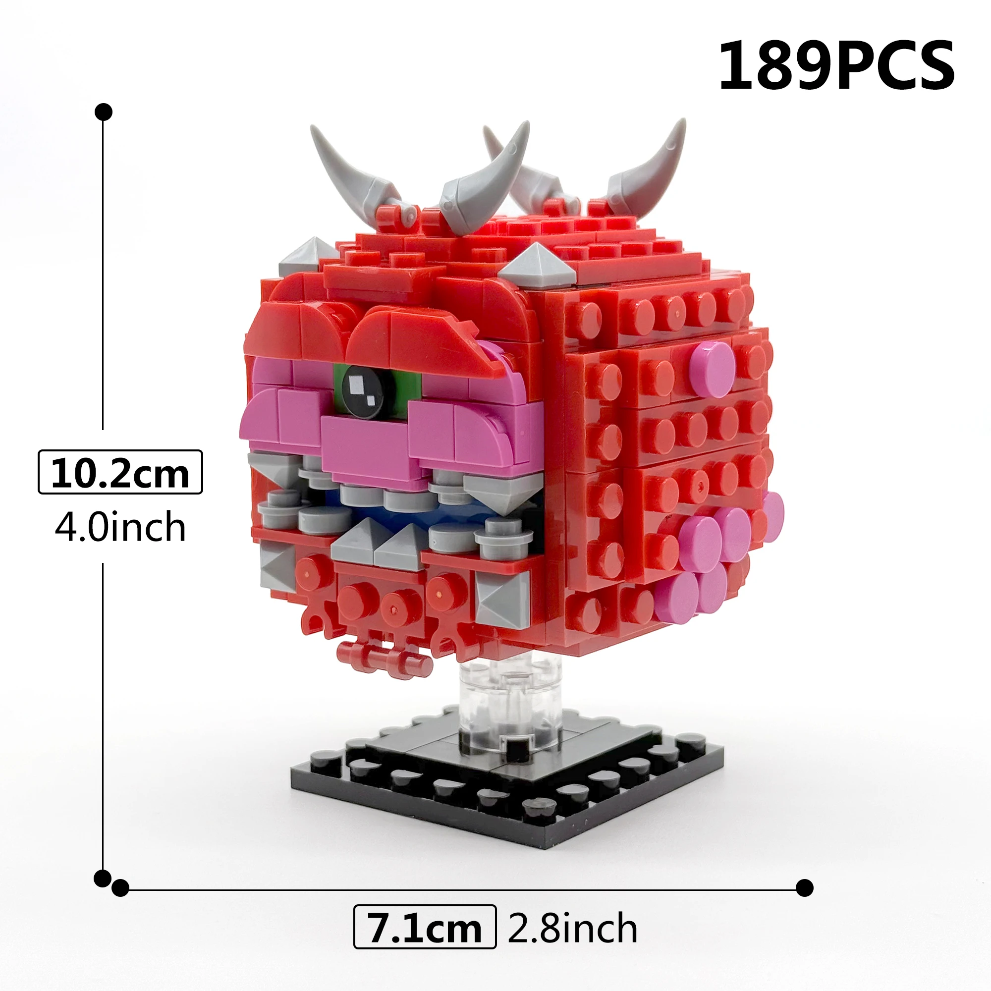 MOC Red Demon Building Blocks Movie Collection Brick Action Figures Bricks Toy Xmas Gift