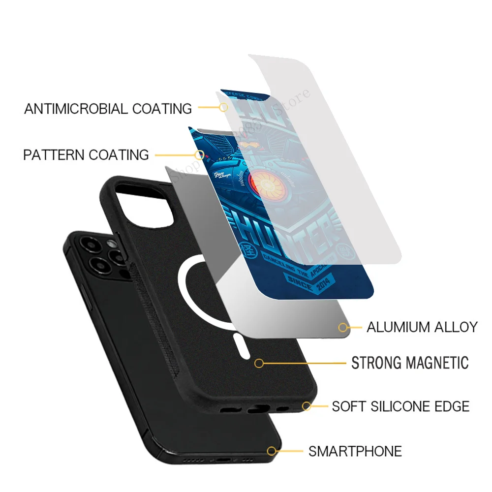 Movie P-Pacific Rim Phone Case Mobile Phone Cases For IPhone 15 14 13 Pro Max 11 12 Mini Alex Mirror TPU Shell