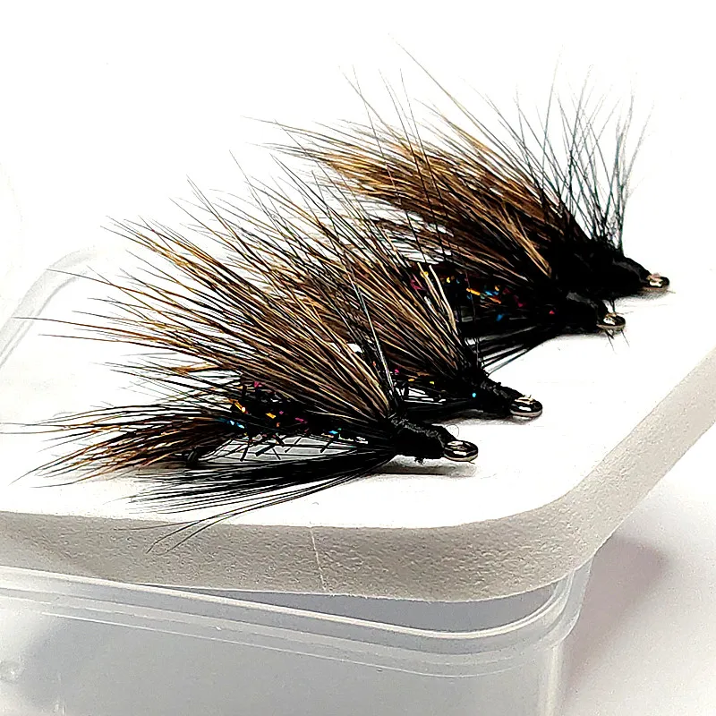 4pcs Fly Fishing Flies,Stimulator Dry Fly High Floating Attr