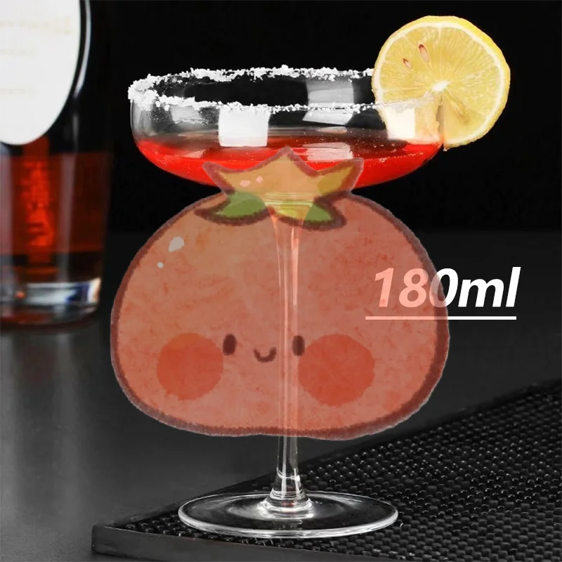 1PCS 180ml Plastic Bartender Cocktail Cups For Home Wedding Party Tableware Disposable Plastic Champagne Cups Wine Cups Barware