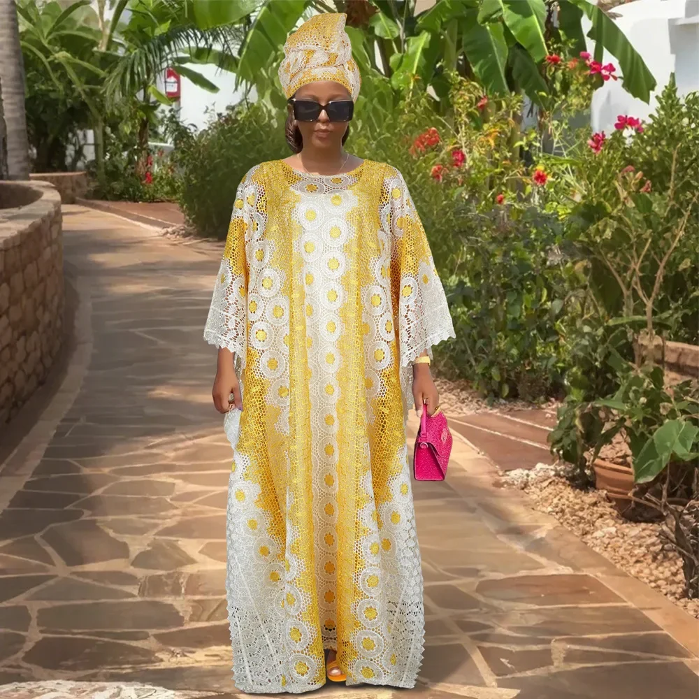 

Traditional Africa Clothing African Dresses for Women Dashiki Ankara Lace Gown Abayas Robe Muslim Kaftan Maxi Long Dress 2025