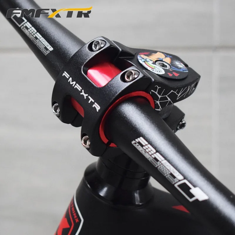 Bicycle Handlebar Stem 35mm 31.8mm 0-Degree Short MTB Road Bike Universal Fit Alloy Headstock Adapter Stem  2025 Bicycle Parts