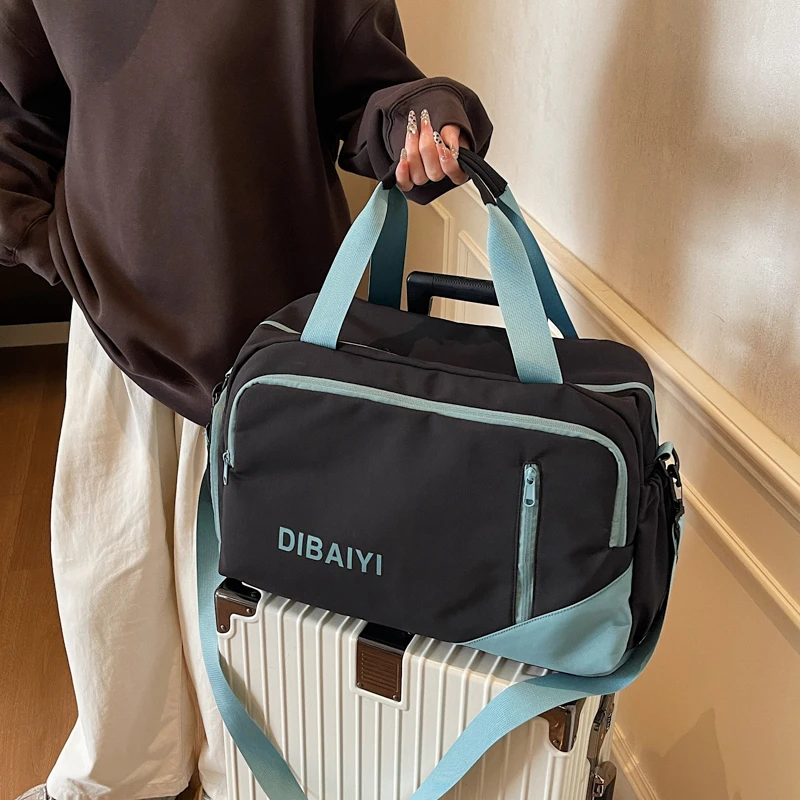 حقيبة سفر ذات سعة كبيرة حقيبة يد للرجال والنساء لرحلة العمل وخفيفة الوزن لتخزين الطلاب حقيبة كروس #1