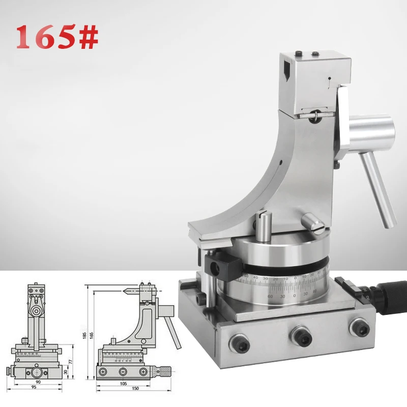 Grinding Wheel Dresser Precision Vertical Angle Perspective Arc Grinder Grinding Wheel Machining R Angle Repair Tool WD-165