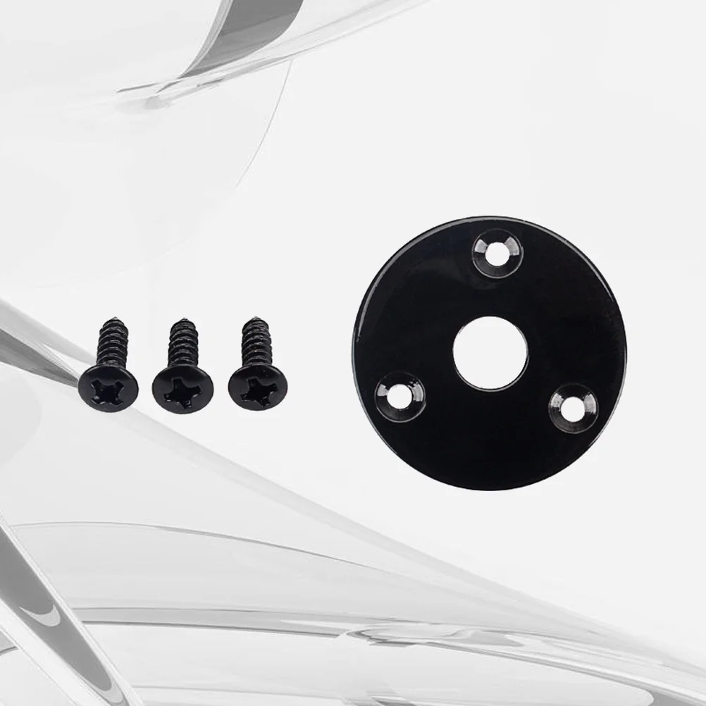 

Cat Eye Jack Plate Round 1/4 Inch Indented Metal Guitar Jack Socket For Electric Guitar Bass Durable Iron Copper