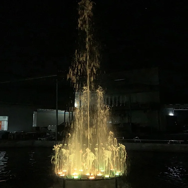 Outdoor Stainless Steel Water Fountain Dancing Music Feature for Villa Garden Pool