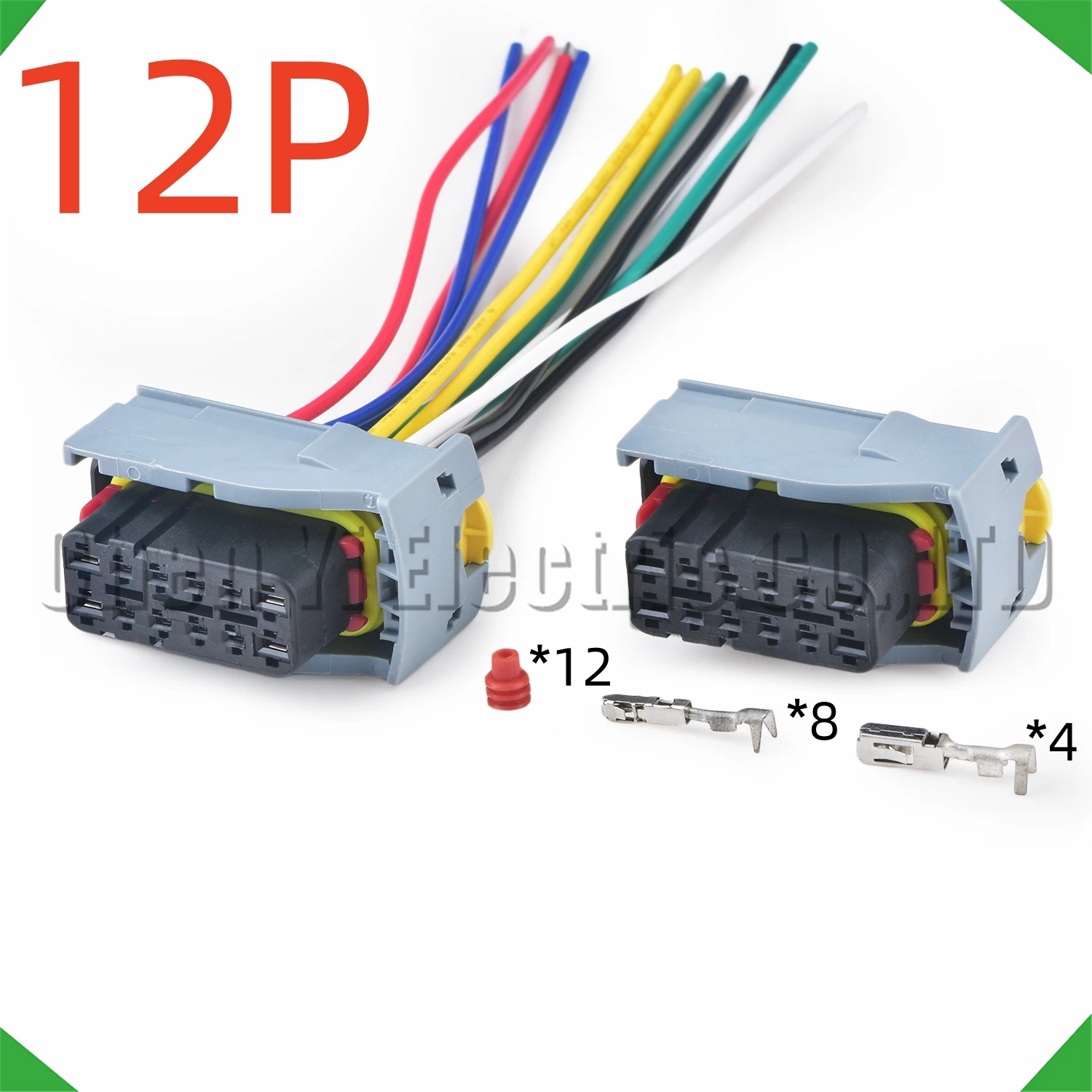 12 Pin Automotive Connectors Front bumper electric eye Wire harness Plug 284848-1 For Maserati MSLDV6/17 Heavy duty urea pump