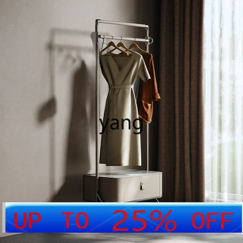 LTT minimalist coat rack bedside table integrated floor stainless steel hanger
