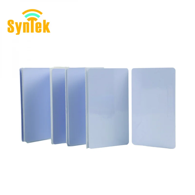 100pcs a lot Waterproof White blank NFC Card 13.56MHz PVC Card 213 RFID Card