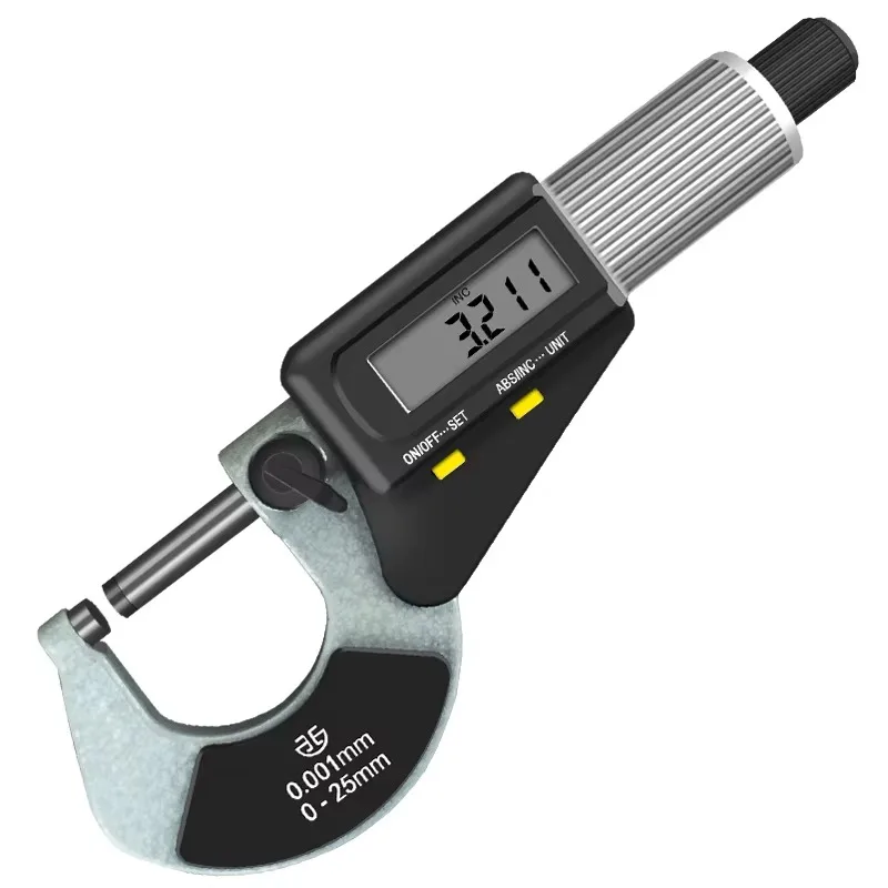 High-Precision Stainless Steel Digital Micrometer Thickness Measuring Gauge