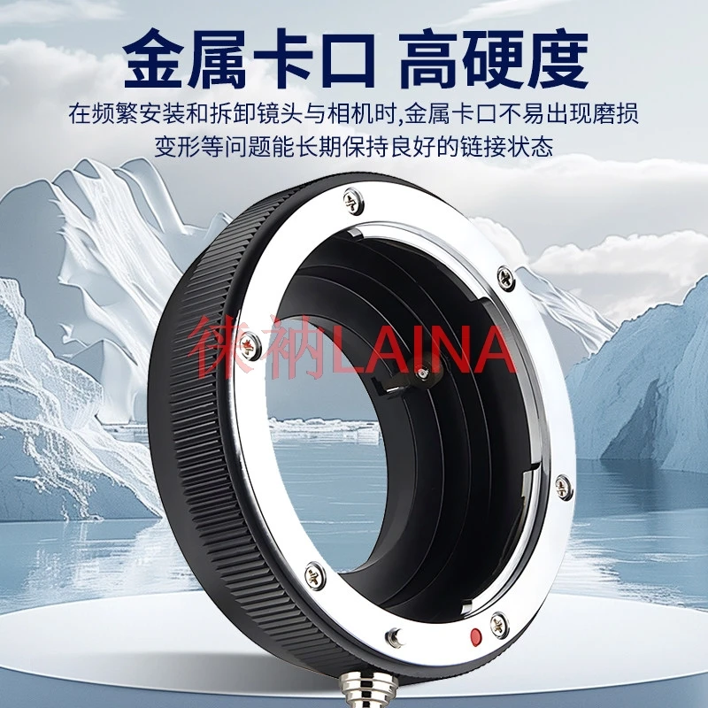 LAINA NF-PEN F High Precision Metal Converter Ring Professional Adaptor Nikon F Lens Fit Olympus PEN F Half Frame Camera