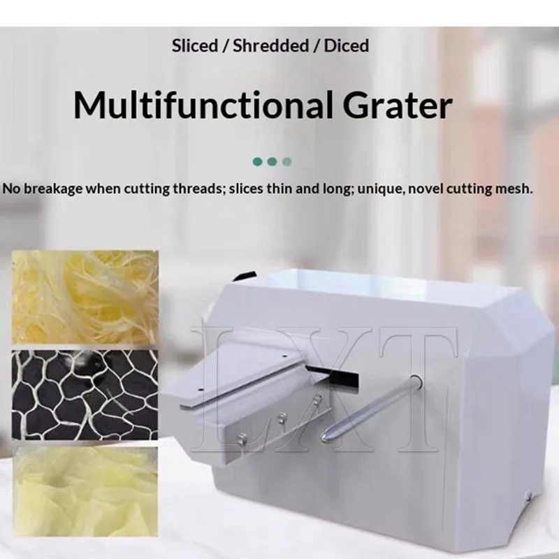 Vegetable Cutter Machine Electric Potato Shredder Potato Chips Window Grilles Lotus Root Slicer