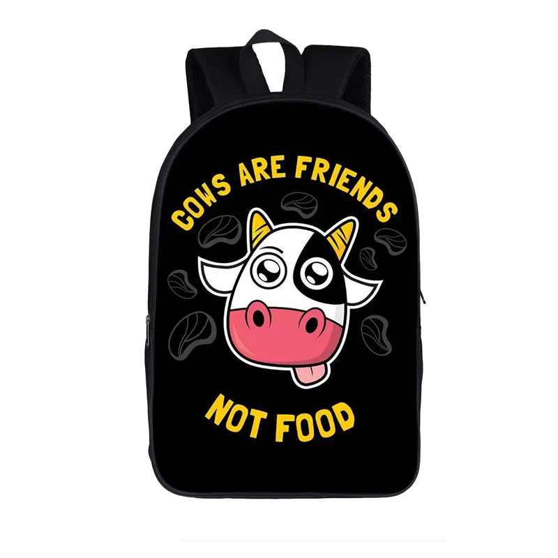 Vegetarianism Fruit Backpack Vegetable Vegan Women Men Travel Bag Children School Bags for Girls Boys School Backpack Bookbag