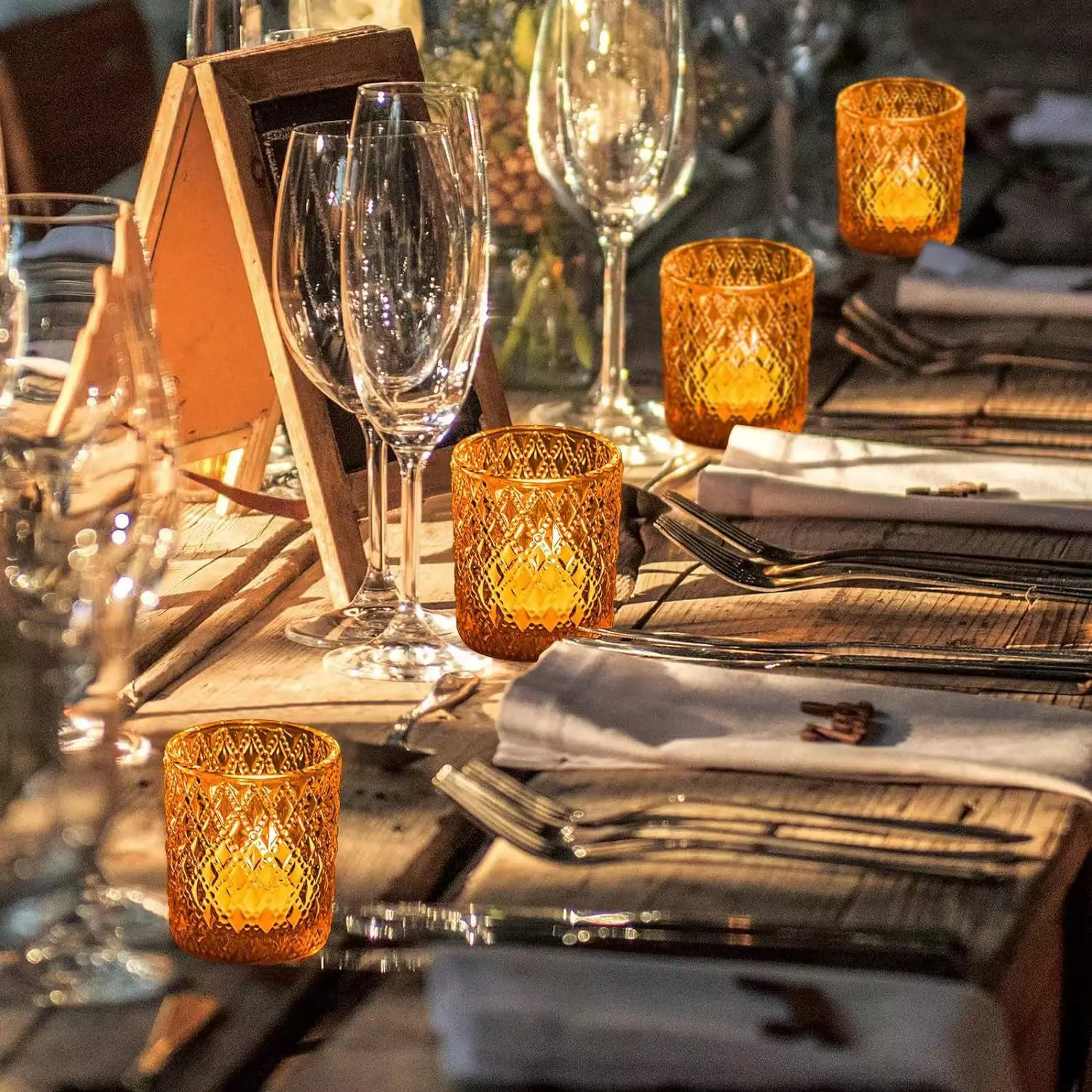 Relief Glass Candlestick Tea Candlestick Home Decoration Ambience Decoration Aromatherapy Candle Cup