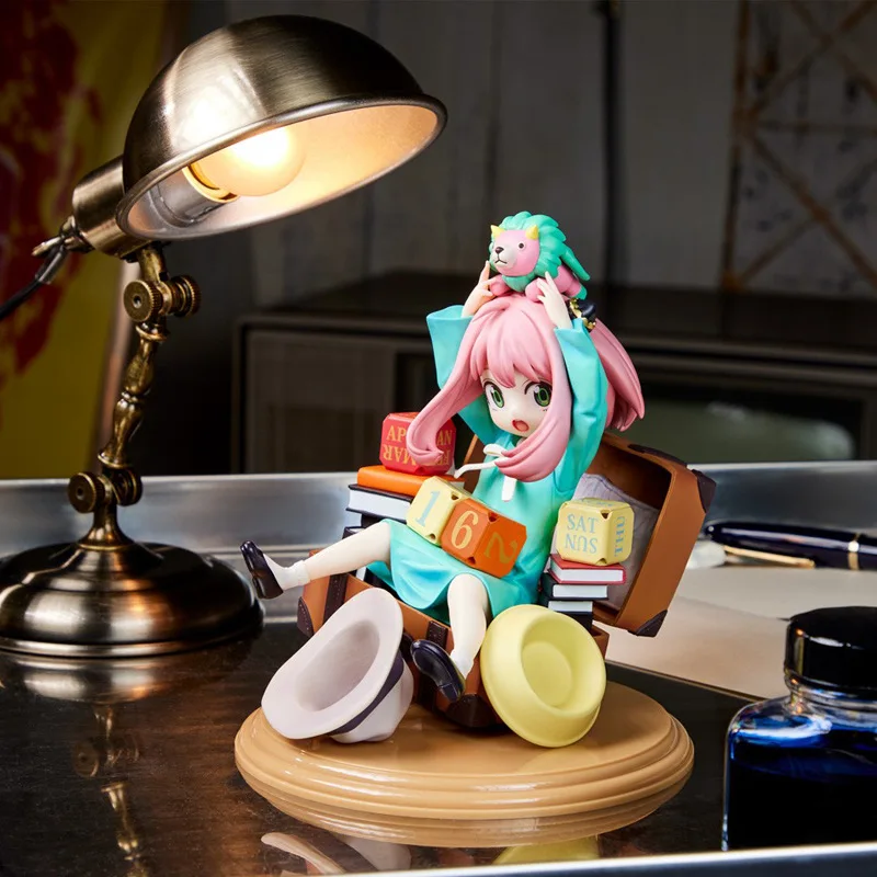 

Spy×Family Anya Cute Sitting Position Originate Pvc Figure Toys Model Desktop Collect Decoration Anime Peripheral Birthday Gift